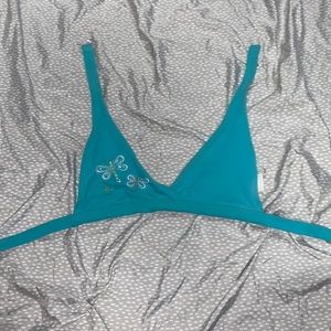 Blue Kids Bathing Suit Top